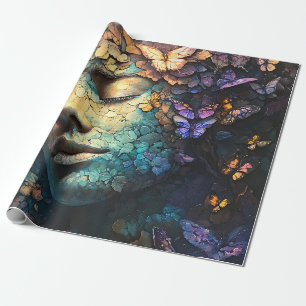 Enchanted Butterfly Forest Goddess (7) Wrapping Paper