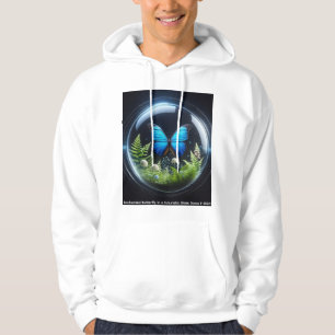 Enchanted Butterfly in a Futuristic Glass Dome T-S Hoodie