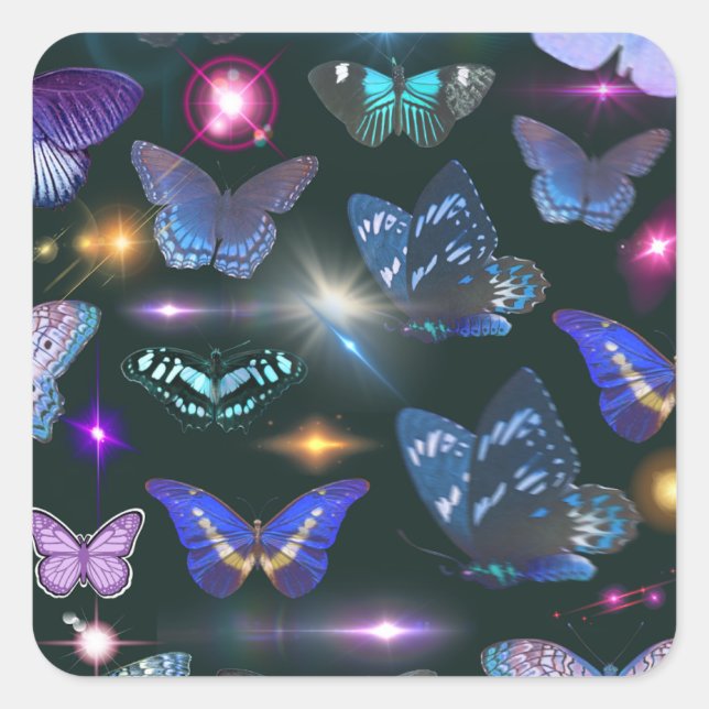 Enchanted Butterfly Sticker (Front)