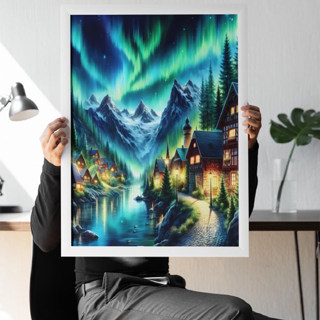 Enchanted Cabin in Whispering Woods Poster (Creator Uploaded)