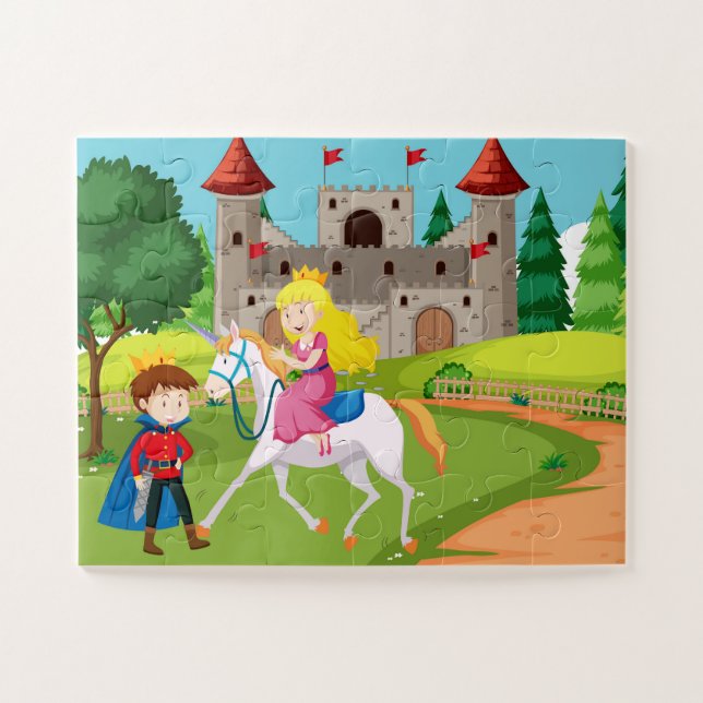 Enchanted Castle Adventure Kids' Jigsaw Puzzle (Horizontal)