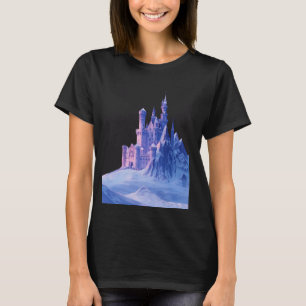Enchanted Castle In Winter Wonderland T-Shirt