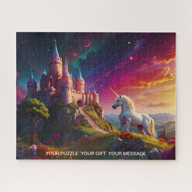 Enchanted Castle on the Hill Jigsaw Puzzle (Horizontal)