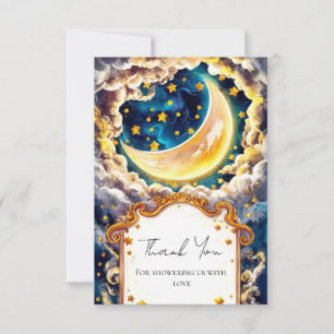 Enchanted Celestial Baby Shower Thank You Card