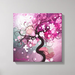 Enchanted Cherry Dance Canvas Print