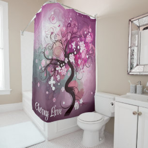 Enchanted Cherry Dance Shower Curtain