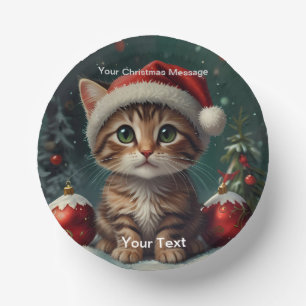 Enchanted Christmas Glow Paper Plate