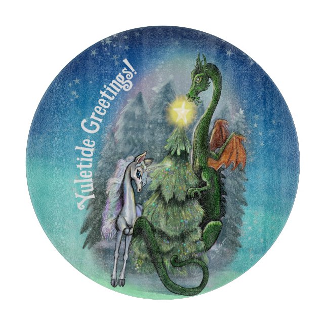 Enchanted Christmas Tree Cutting Board (Front)