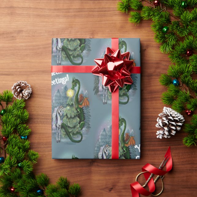 Enchanted Christmas Wrapping Paper (Holiday Gift)