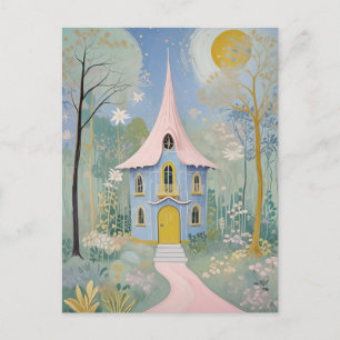 Enchanted Cottage Holiday Postcard