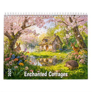 Enchanted Cottages – A Year of Animals & Tiny Home Calendar