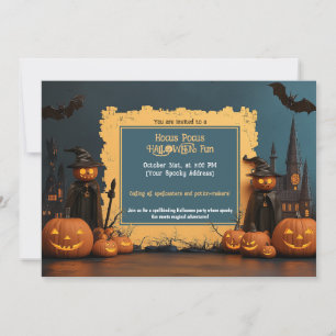 Enchanted Coven Halloween Party Invitation