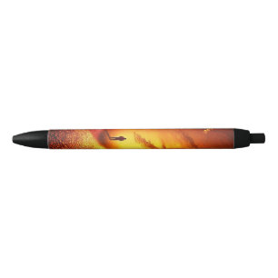 Enchanted Crossroads – Vibrant Autumn Forest Art P Black Ink Pen