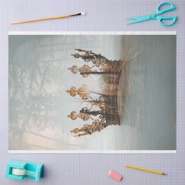 Enchanted Crown of Jesus Decoupage Tissue Paper (Craft)