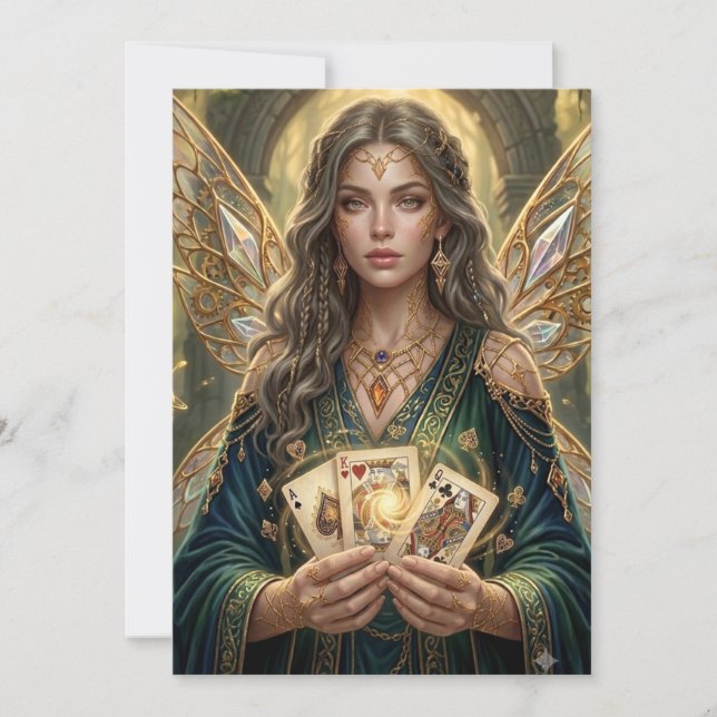 Enchanted Deck Muse Invitation (Front)