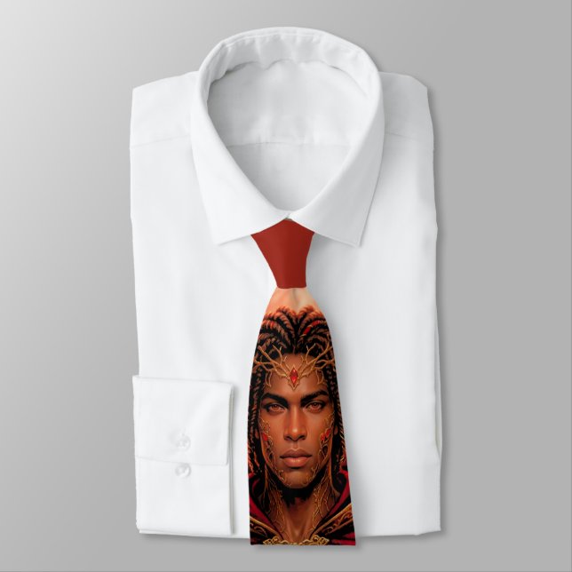 Enchanted Deck Muse Male in Red Tie (Tied)
