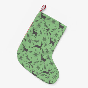 Enchanted Deer Christmas Stocking