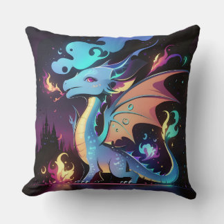 Enchanted Dragon Fire Cushion