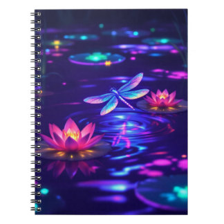 Enchanted Dragonfly Glow Notebook | 6.5x8.75” 
