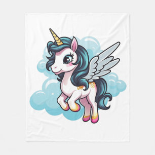 🌈 "Enchanted Dreams" Unicorn Fleece Blanket 🦄
