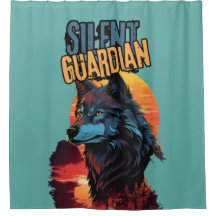 Enchanted Dusk: Blue Wolf's Piercing Gaze