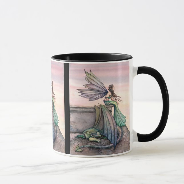 Enchanted Dusk Fairy Dragon Mug (Right)