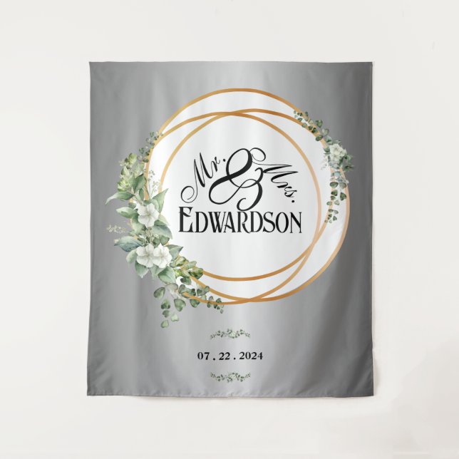 Enchanted Elegance Silver Threads and Gold Tapestry (Front)