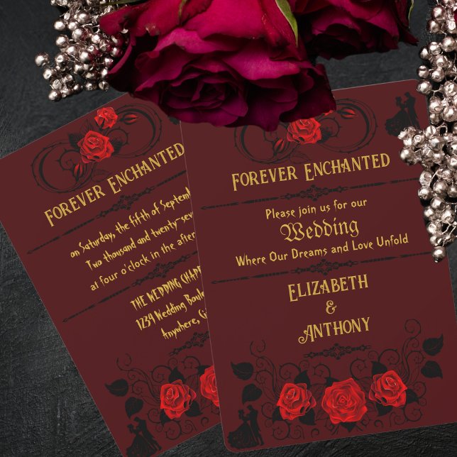 Enchanted Elegance Wedding Invitation (Creator Uploaded)