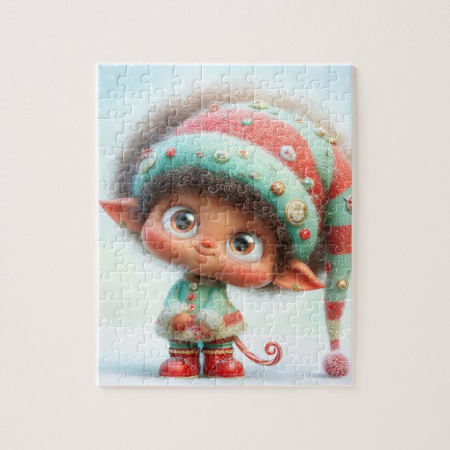 Enchanted Elf | North Pole Christmas Magic Jigsaw Puzzle (Vertical)