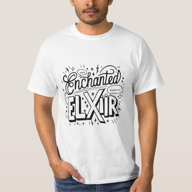✅👕Enchanted Elixir Men's T-Shirt  (Front)