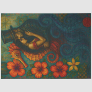 Enchanted Embrace – Fantasy Steampunk Decoupage Tissue Paper