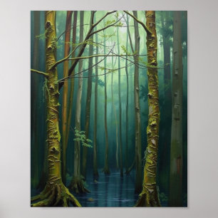 Enchanted Emerald Sanctuary: Poster