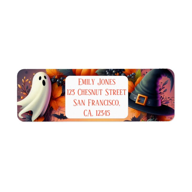  Enchanted Eve - Festive Halloween Paper Plates (Front)