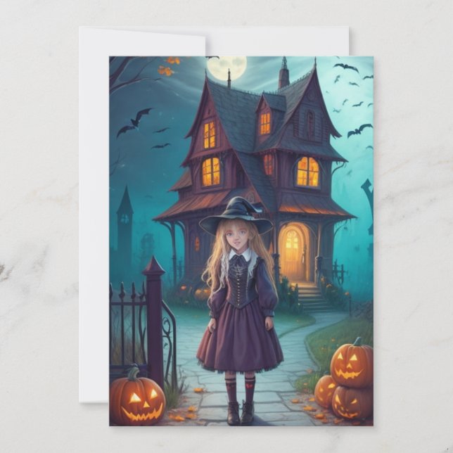 Enchanted Evening at the Haunted Mansion Holiday Card (Front)