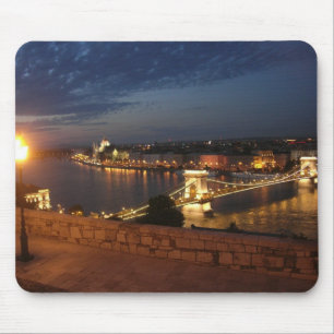 Enchanted evening in Budapest Mouse Mat