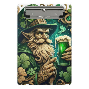 Enchanted Evening of Ale A Leprechauns Toast  Mini Clipboard