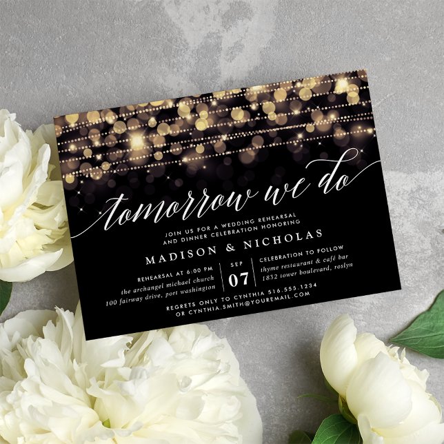 Enchanted Evening | Rehearsal Dinner Invitation (Creator Uploaded)