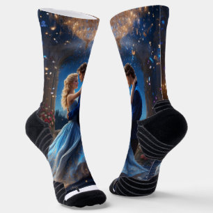 Enchanted Evening Waltz Socks