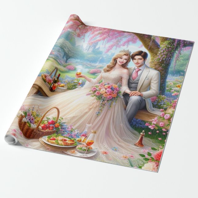 Enchanted Ever After  Wrapping Paper (Unrolled)