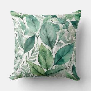 Enchanted Evergreen Ballet Botanical Cushion