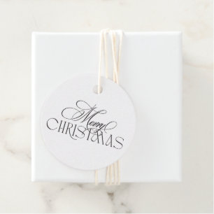 Enchanted Evergreen Elegance Christmas Favour Tags