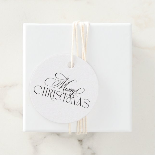 Enchanted Evergreen Elegance Christmas Favour Tags (In Situ)