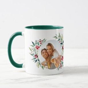 Enchanted Evergreen Elegance Christmas Mug