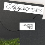 Enchanted Evergreen Elegance Christmas Wrap Around Label<br><div class="desc">Enchanted Evergreen Elegance Christmas _____________________________ ***this design is part of a collection*** 🌿✨ Introducing "Enchanted Evergreen Elegance: A Botanical Christmas Holiday" collection! Embrace the magic of the season with my exquisite array of modern and elegant holiday delights, inspired by the timeless beauty of nature. Spread joy, share love, and make...</div>