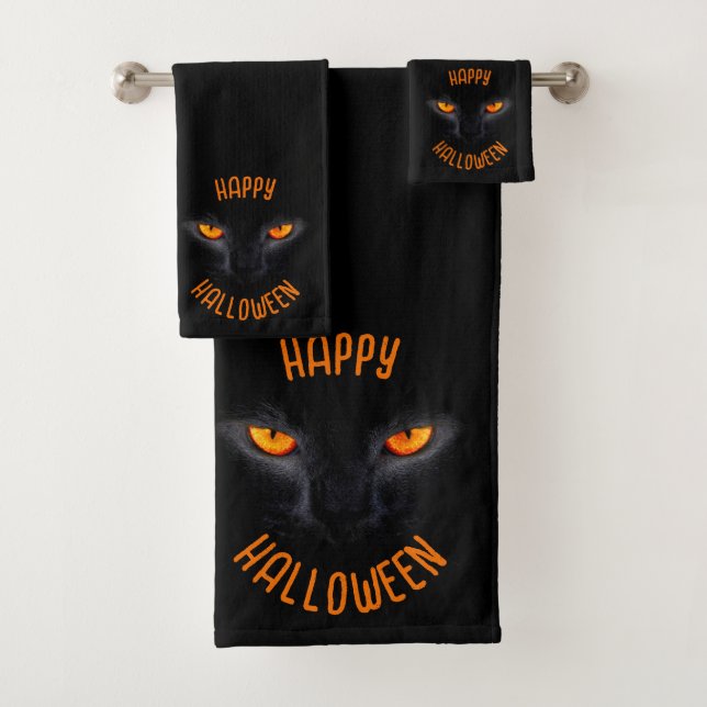 Enchanted Eyes & Midnight Whispers Bath Towel Set (Insitu)