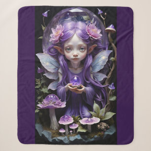 Enchanted Fairies V1 Sherpa Blanket
