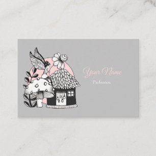 Enchanted Fairy And Fairy House Business Card