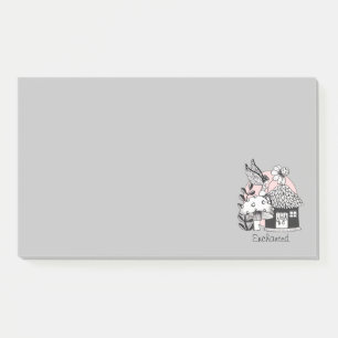 Enchanted Fairy And Fairy House Post-it Notes