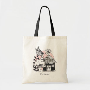 Enchanted Fairy And Fairy House Tote Bag