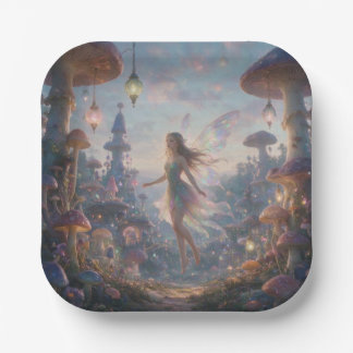 Enchanted Fairy Birthday Party Paper Plates